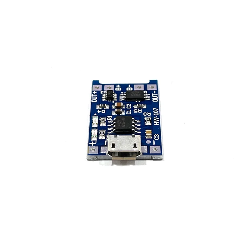 50PCS USB Lithium Battery Charger Module 3.7-4.2V Charging Board With