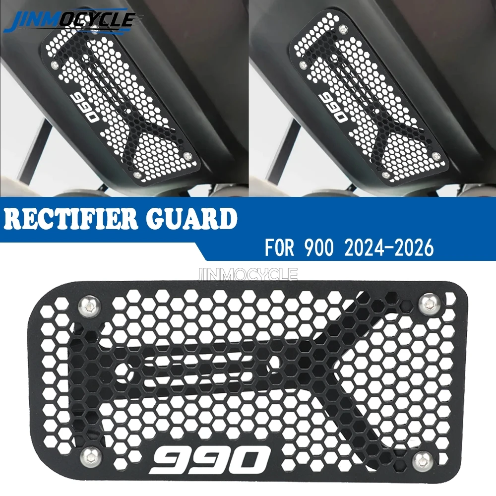 

For 990 Duke / DUKE990 Rectifier Guard 2024 2025 JINMOCYCLE 2026 Accessories Rectifier Grille Guard Cover Protector Grill Parts