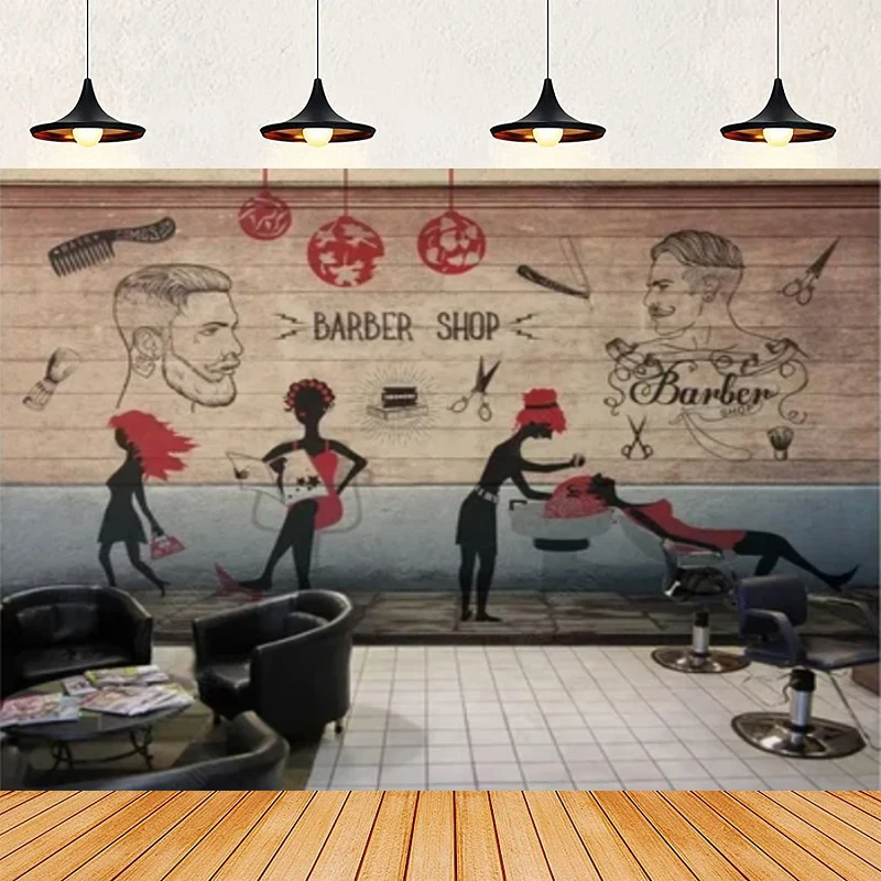 

Вечеринка для парикмахерской, тематический фон для фотосъемки, набор инструментов для парикмахерской, картина для парикмахера, фон для бритья, декор для дня рождения