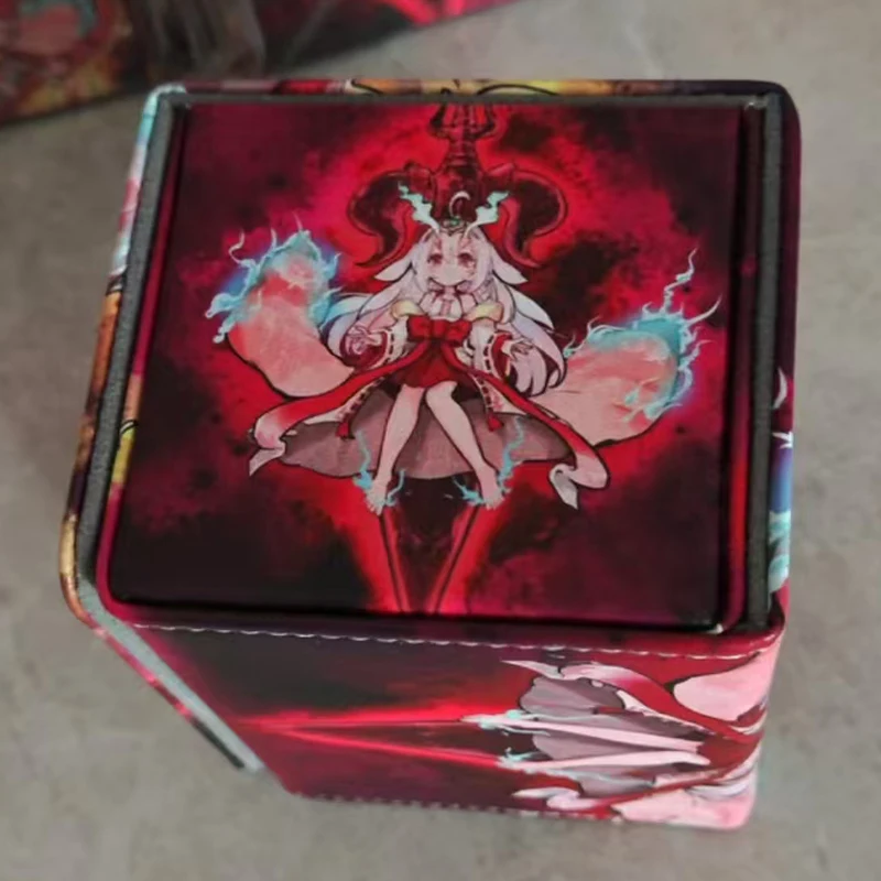 Yugioh Kurikara Divincarnate Deck Box Yu-Gi-Oh! Ocg Tcg Ptcg Trading Card Opbergdoos Pu Lederen Collectiedoos 100 +