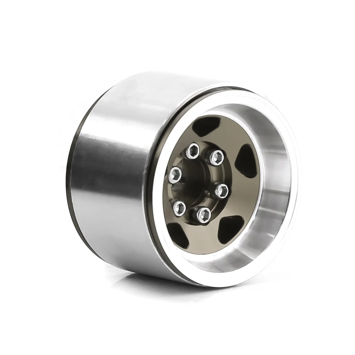 جنوط محور عجلة Beadlock من سبائك الألومنيوم ، قطع غيار عجلات برونزية لسيارة زاحف بتحكم عن بعد ، محور SCX24 ، TRX4M ، 1 ، 18 ، 1 ، 4