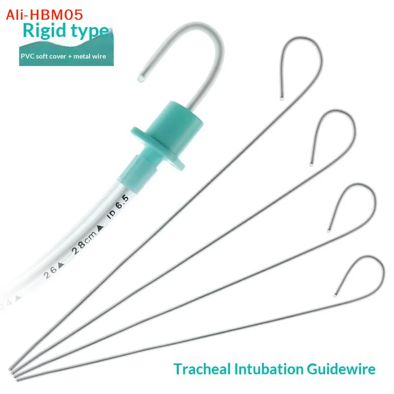 (HB05) Sterile Endotracheal Intubation Guide Wire Disposable Iron Core Plastic Aluminum Wire Aluminum Rod Fr6 Fr8 Fr10 Fr12