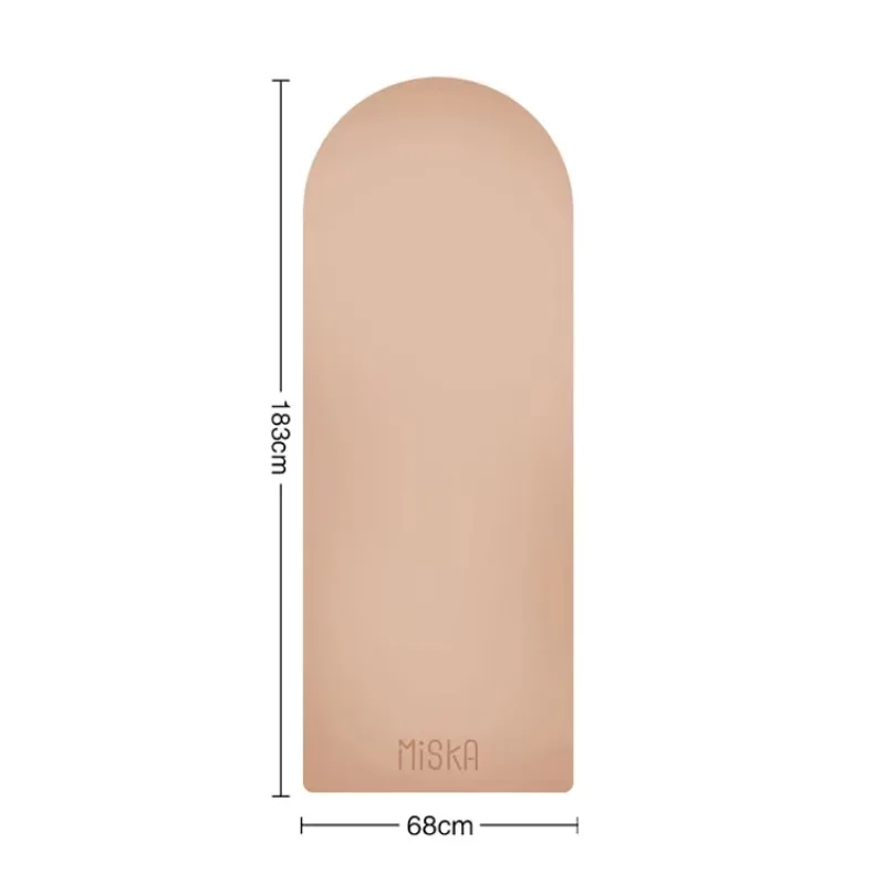 Natural Rubber Yoga Mat Non-slip Laser Logo Mini Eco Friendly Thick Black Customise rainbow Men Kids Pu Oval Miska Brand
