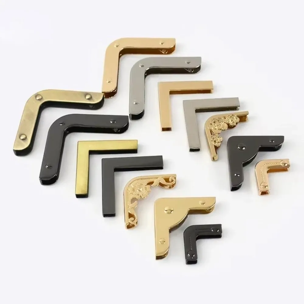 Metal Material Handbag Edge Protection Buckles Corner Protection Edge Protection Metal Clasps Decorative Clasps