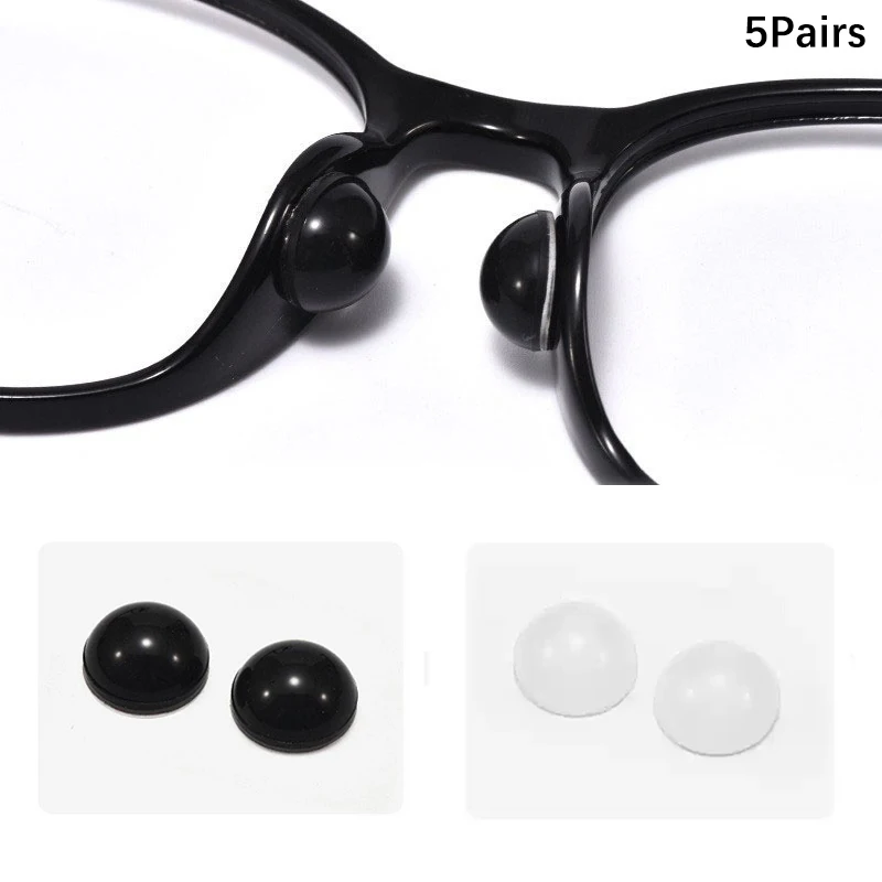 Anti Slip Eyeglasses Nasal Supports Silicone Invisible Glasses Air Cushion Nose Pads Transparent Soft Self-adhesive Nose-holder