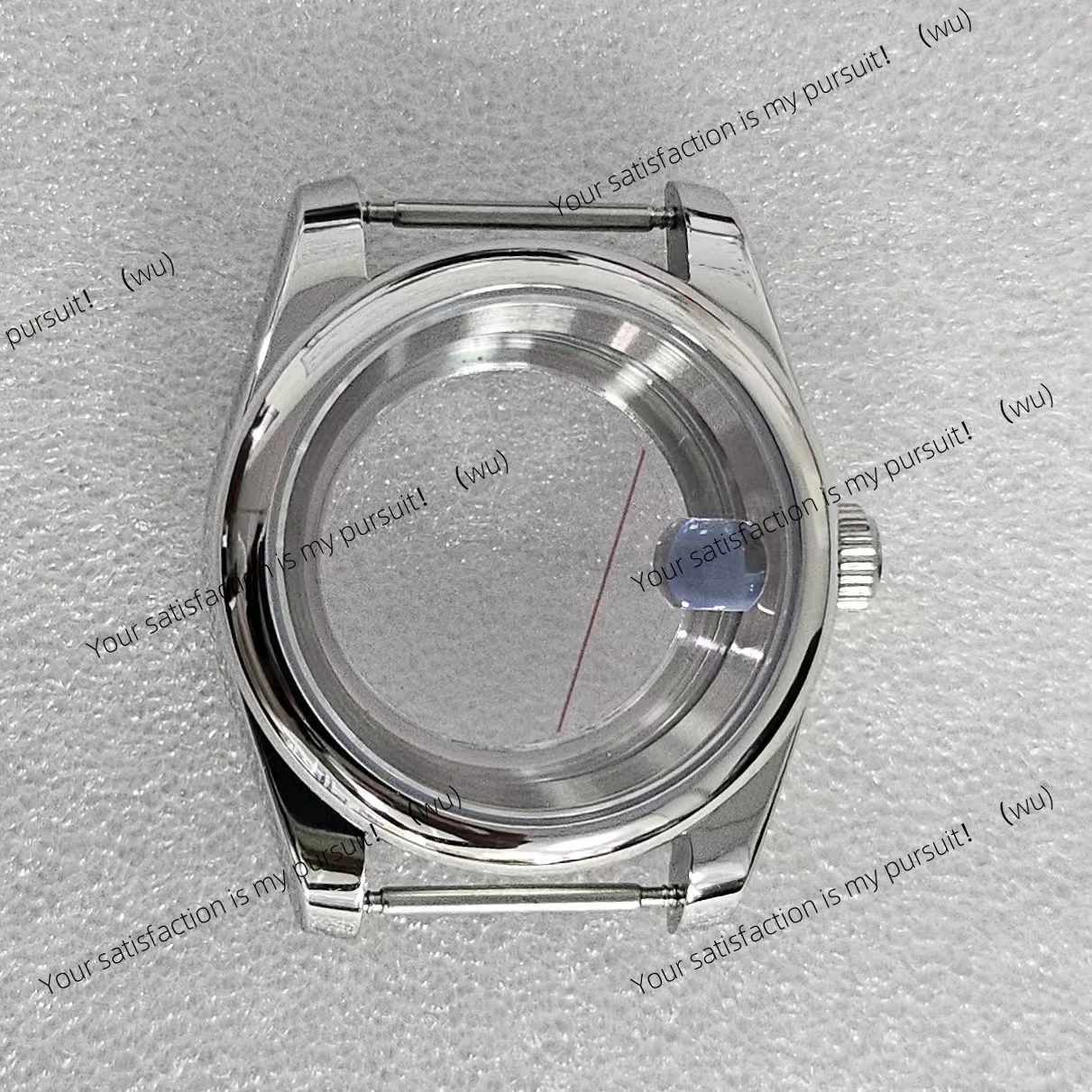 ZOCI-watch accessories 36/39mm arc stainless steel transparent bottom sheet Sapphire glass, suitable for NH35/36 movement