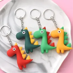 Cartoon dinosaur key ring men's and women's car bag key pendant