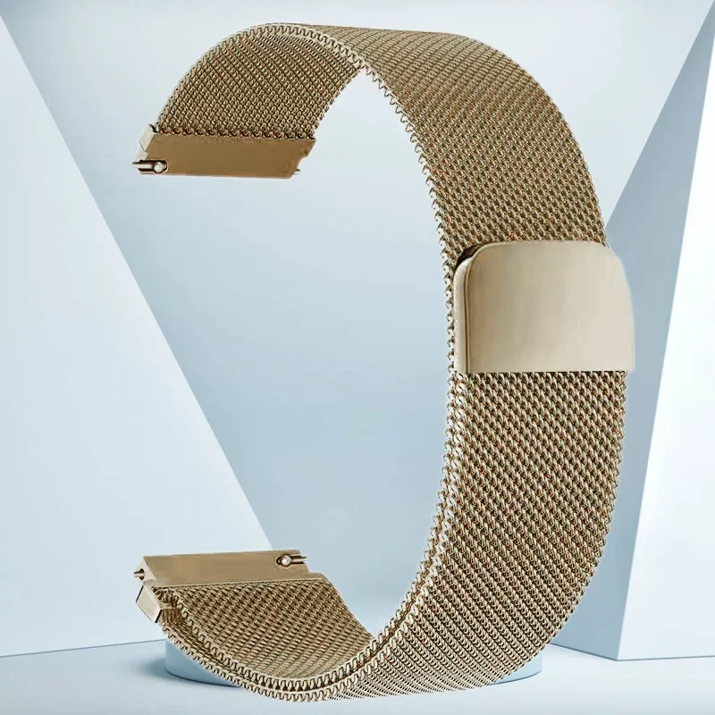 20mm 22mm Megnetische Schleife Strap Für Samsung Galaxy Uhr 3 4 5 40 44mm Band Aktive 1/2 42/46mm Getriebe S3 für Bip GTR Für Huawei GT 2