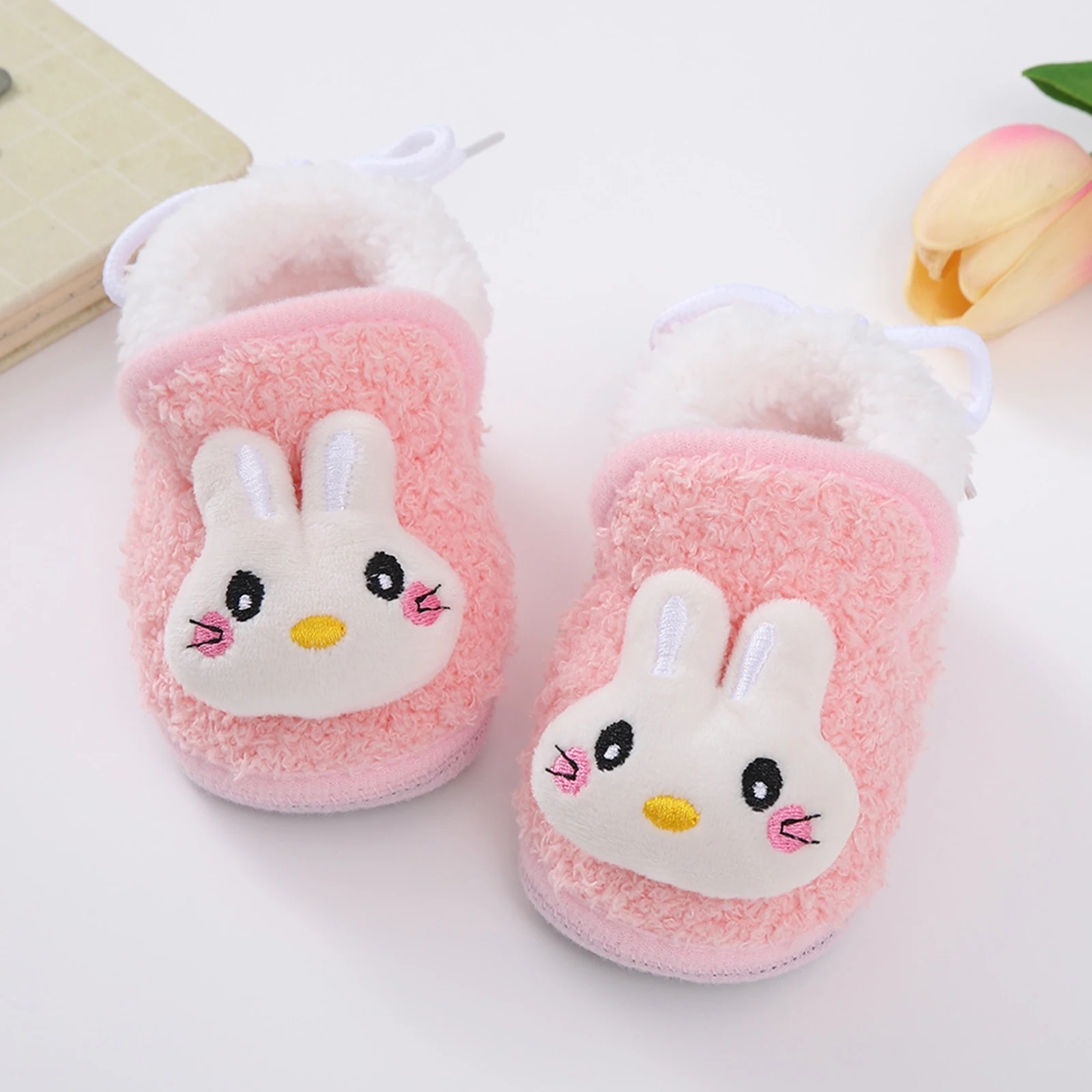 아기 겨울 신발 부드러운 밑창 미끄럼 방지 첫걸음 신발 부츠 유아 신발 여아 남아용