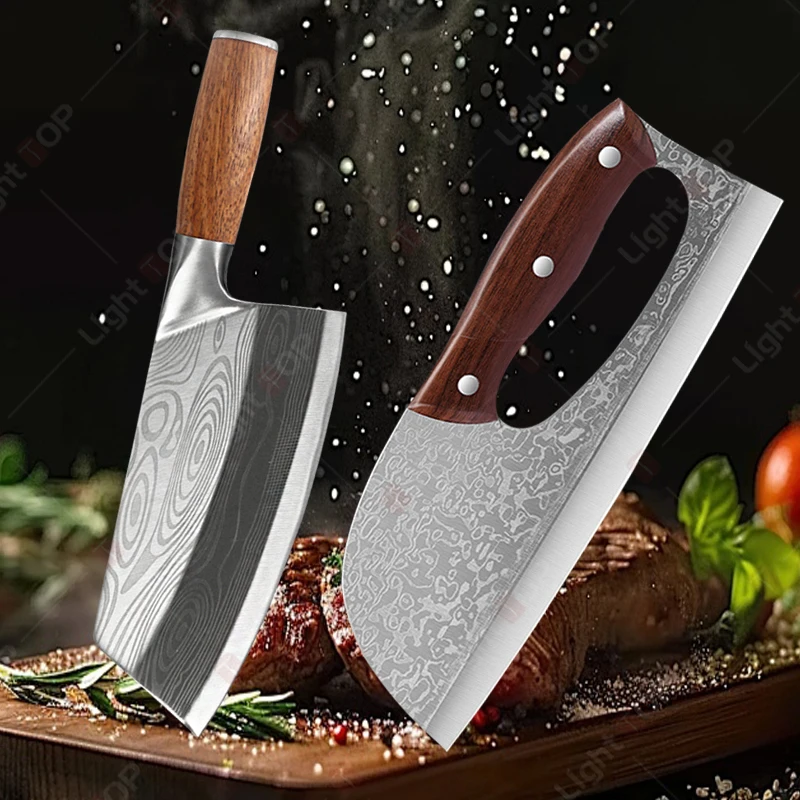 Küchenmesser Aufwandsparendes Fleischbeil Metzgermesser Haushalt Gemüse Obst Schneiden Allzweckmesser Scharfes Ausbeinmesser