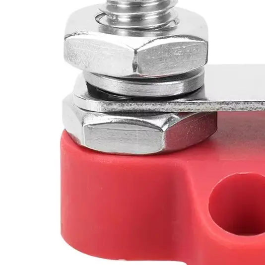 12V 250A Bus Bar Power Distribution Block, Dual 3/8