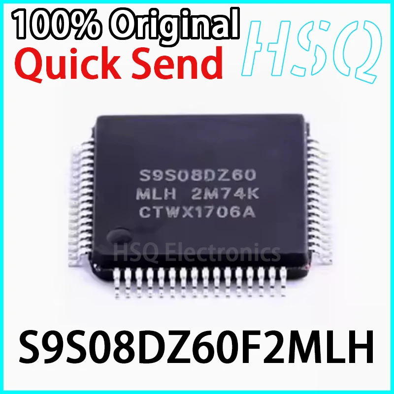 1PCS Original Genuine S9S08DZ60F2MLH S9S08DZ60MLH Package LQFP64 Microcontroller Chip Brand New in Stock