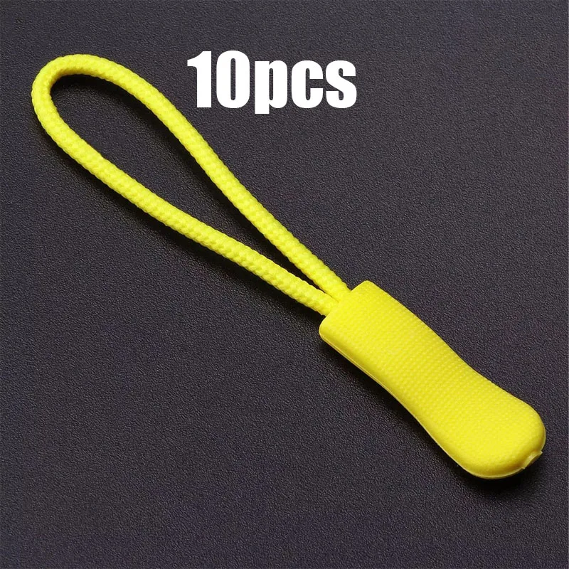 10 stücke Zipper Pull Puller Ende Fit Seil Tag Ersatz Clip Gebrochene Schnalle Fixer Zip Cord Tasche Koffer Zelt Rucksack reißverschluss Kopf