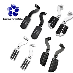 Passenger Rear Footrest Mount Kit Motorcycle Foot Pegs For Harley Davidson CVO Road King FLHR Street Electra Glide Touring 93-24