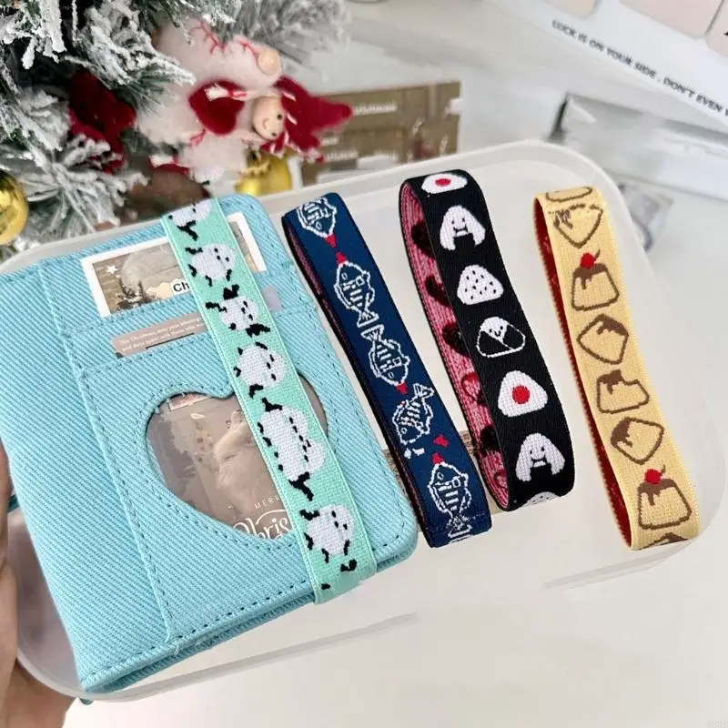 Y88B Binder Strap Cartoon Band elástica Band Revista Correa elástica para estudiantes