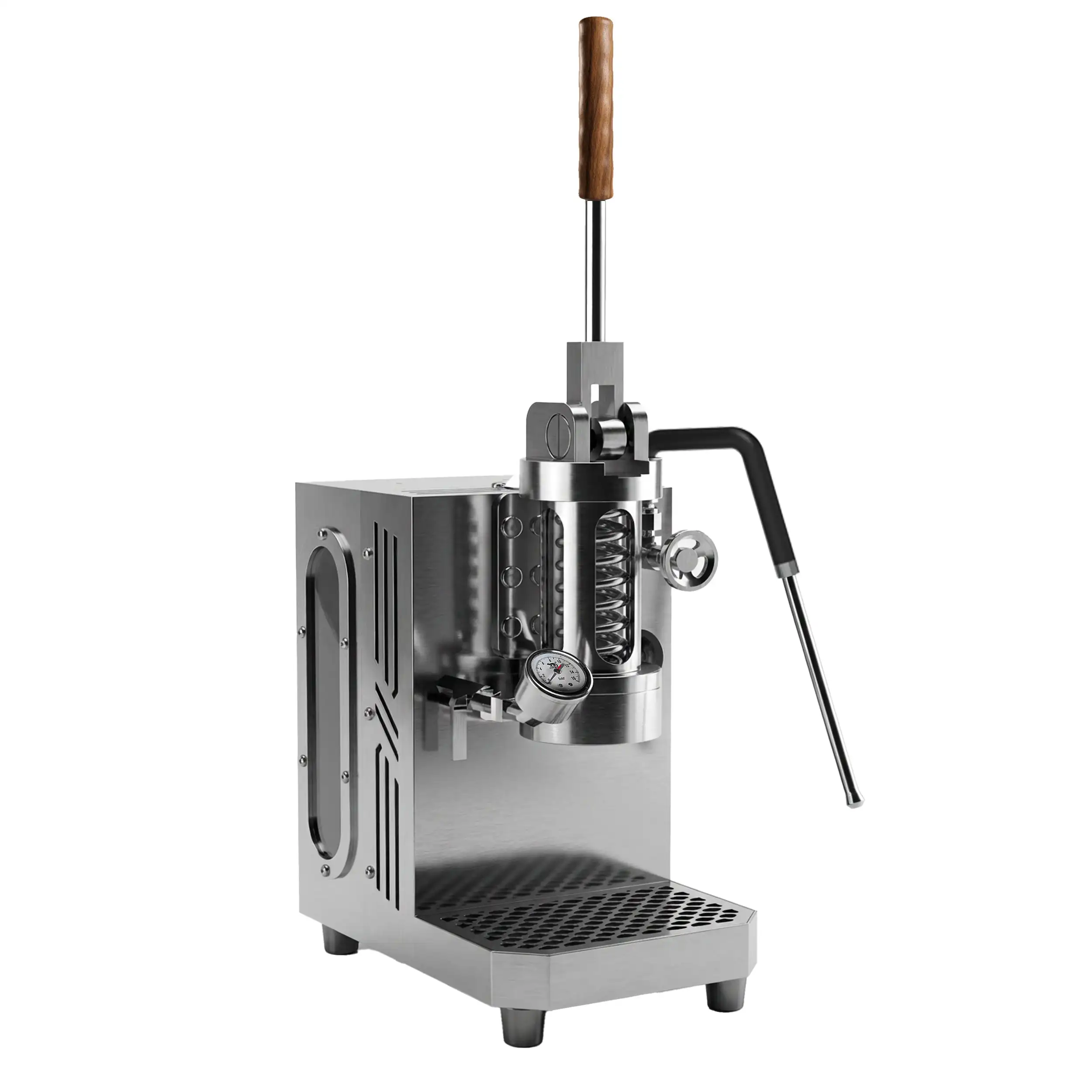 Thickened Stainless Steel Hand Press Espresso Coffee Machine Home Use Lever Style Espresso Coffee Machine