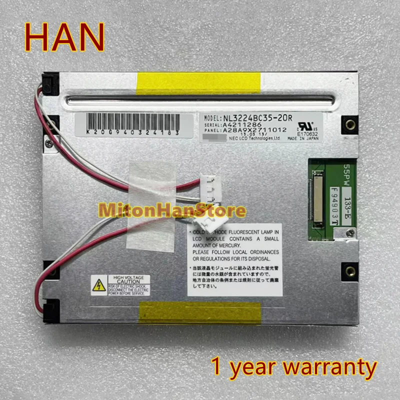 NL3224BC35-20 NL3224BC35-20R NL3224BC35-22 Original 5.5 Inch LCD Display(100% Test Before Shipment）