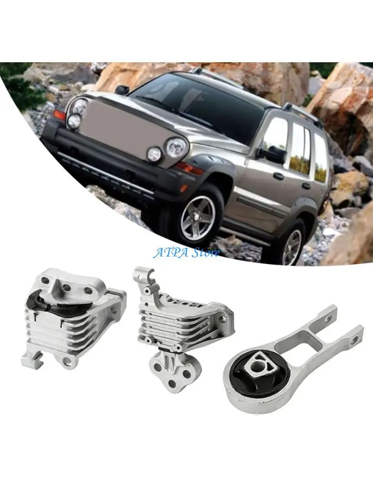 

U13C Easy Installation Engine Mount Set For Select Model Engine Mounts & Transmission Mount 3PCS Set 68192831AF