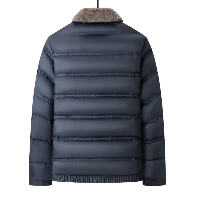 Luxury Brands Winter Jackets Men's Clothing Warm Down Cotton Coats Waterproof Windproof Outerwear Long Sleeve Zipper Thick Tops