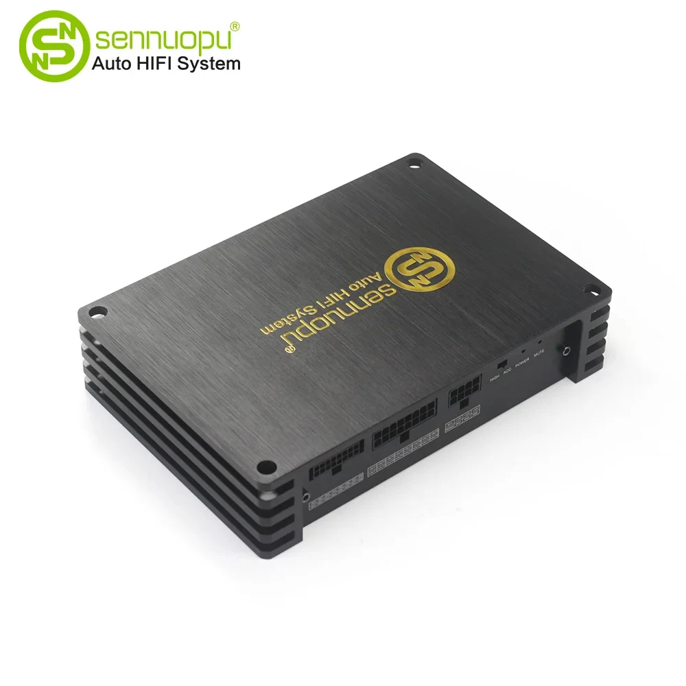 Sennuopu DS-M10 Car Audio 8 CH Amplifier with 10 CH DSP Processor Bluetooth Amp Equalizer Amplificador Automotivio Sound