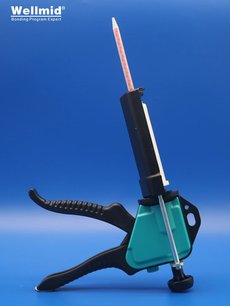 50ML 4:1 AB cartridge Manual Gun for ab glue Super long life Gun Mixing Dispensing Dispenser loctite push rod  ARALDITE Glue Gun