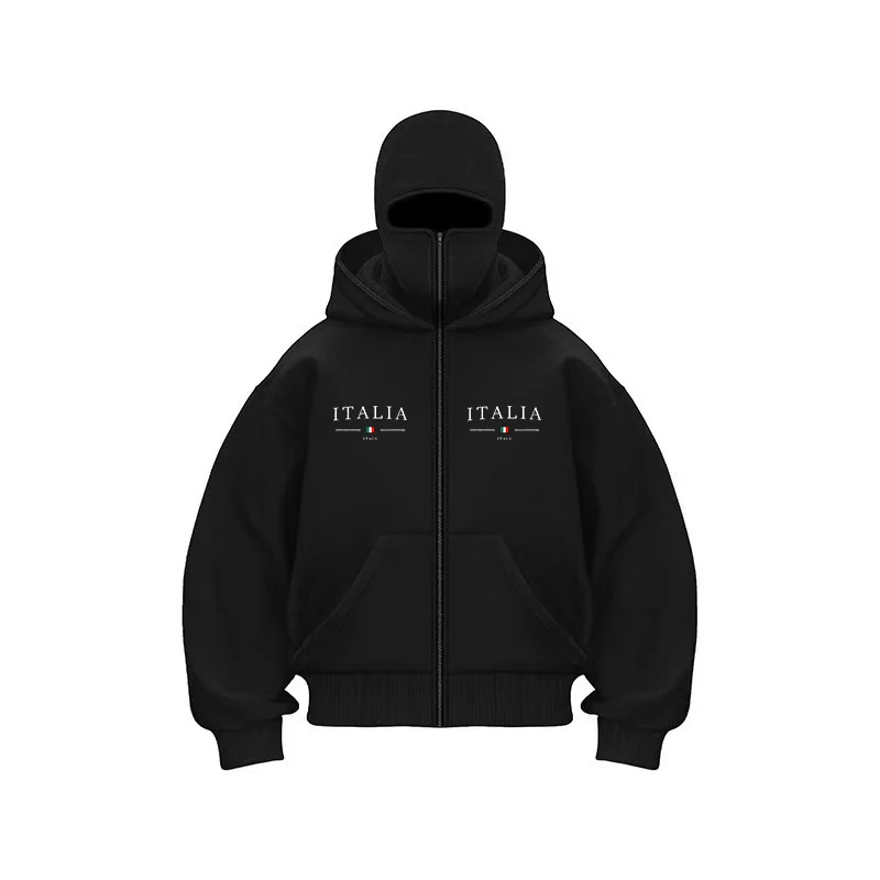 المرأة Y2K القوطية Harajuku الخريف الشتاء مجموعة جديدة الرجال سميكة مزدوجة قبعة هوديي ملابس رياضية لابرادور البلوز تومي سين