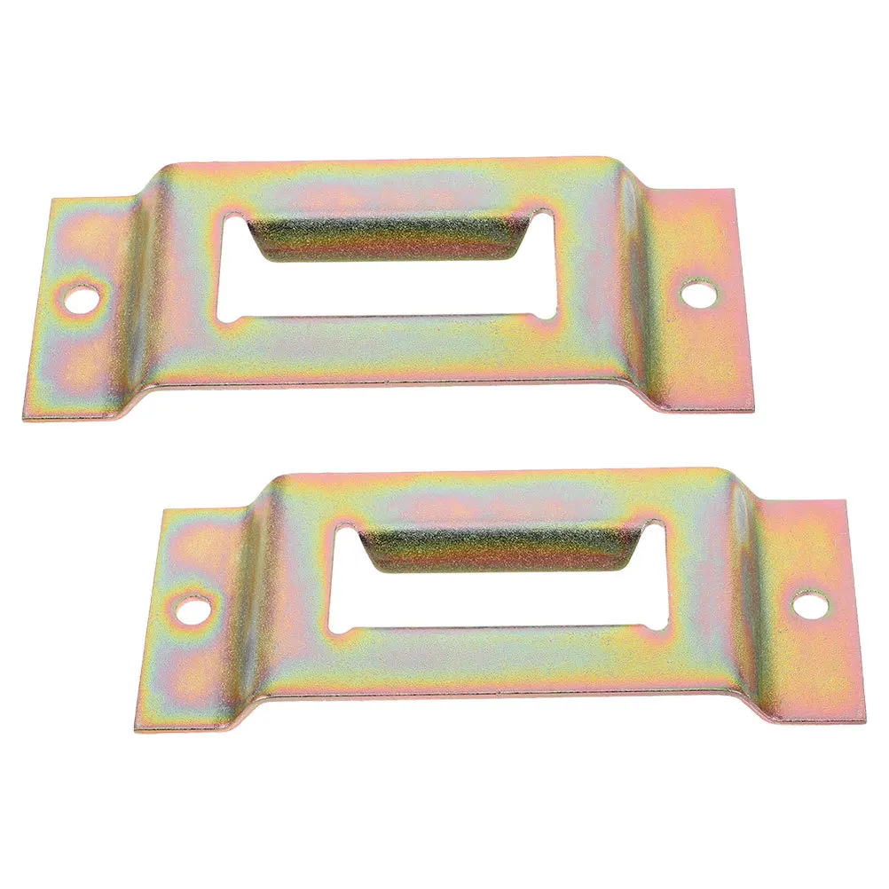 

2pcs E-Track Tie Down Anchors Heavy Duty Galvanized Iron Cargo Fastening Rails For Trucks Trailers Boats Universal Mounting