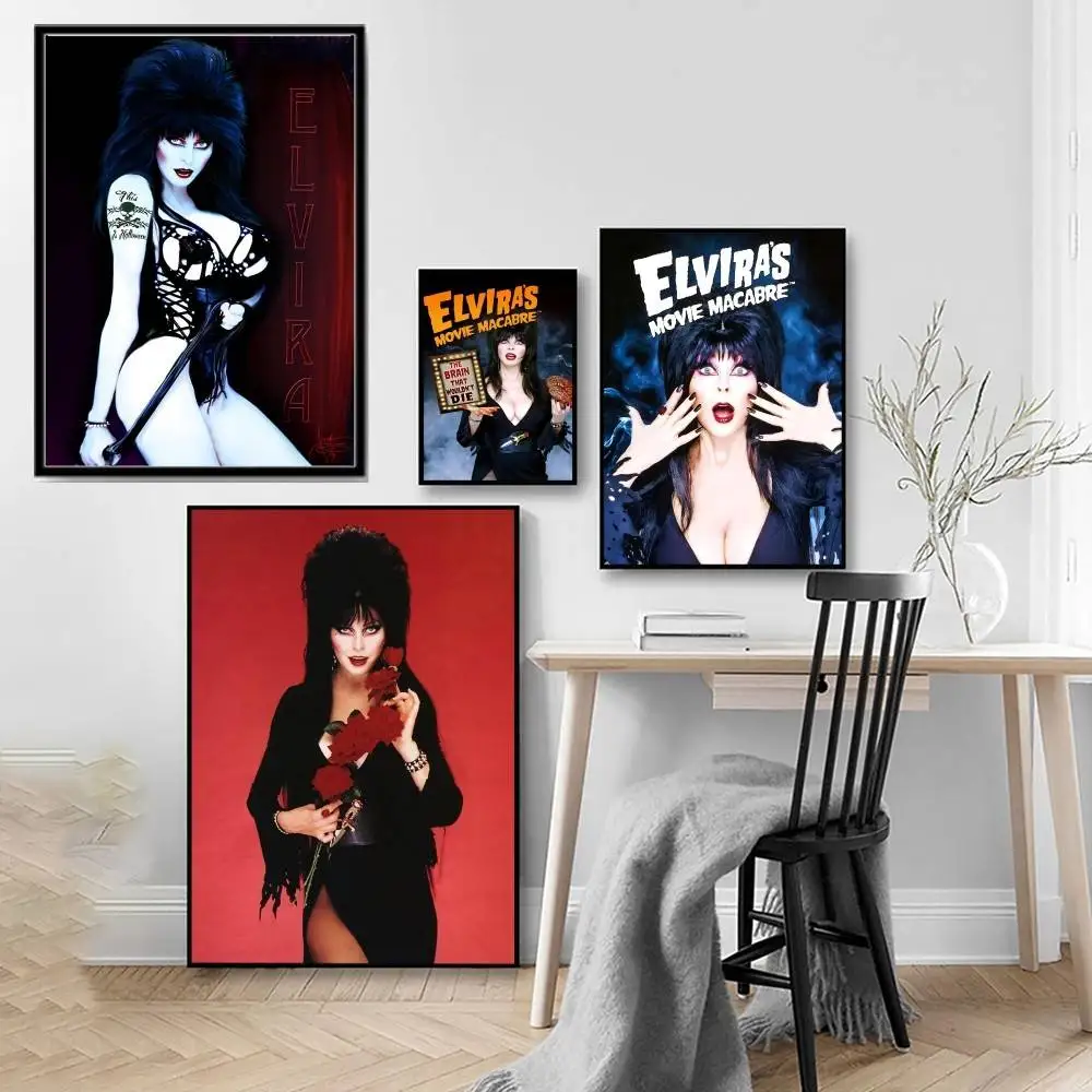 Movie E-Elvira, M-Mistress Of The Dark Poster High Quality P