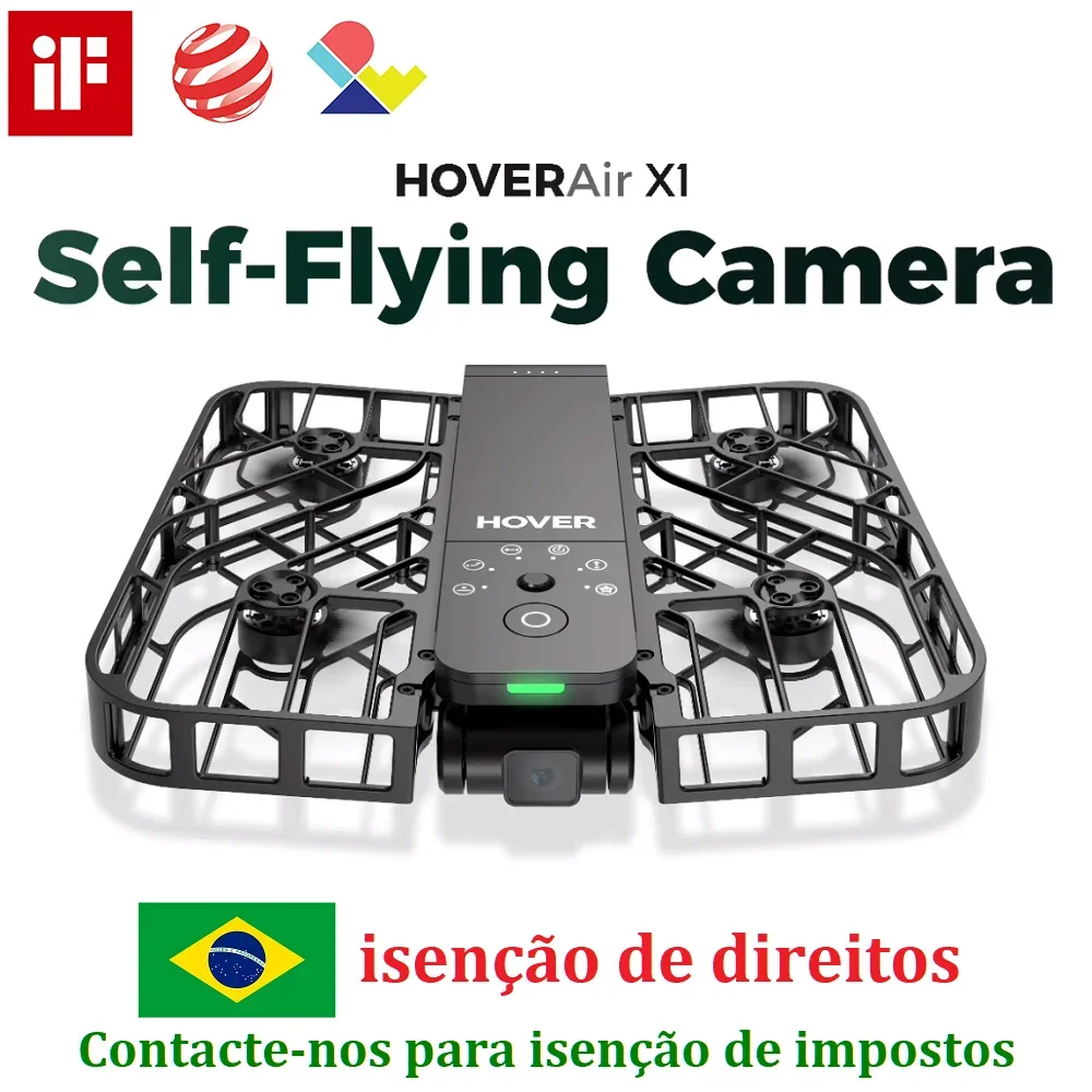 1050mAh Battery HOVERAir X1 Pocket-Sized Self-Flying Camera Mini Drone Selfie Action Camera Hover Air X1 As Christmas Present