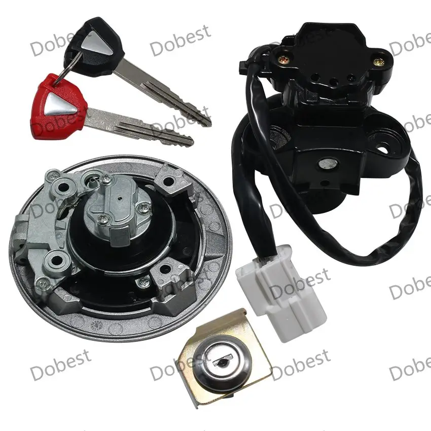 Fuel Gas Ignition Switch Lock Kit For Kawasaki ER400 EX400 Ninja 400 Z400 51049-0756 51049-0735 27005-0717 27005-0635 27048-5277