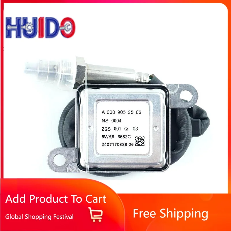 5WK96682C A0009053503 Nox Sensor Nitrogen Oxygen Sensor for Benz