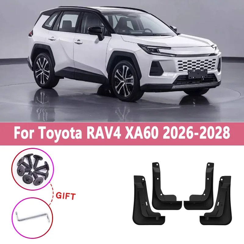 

Брызговики для Toyota RAV4 XA60 2026 2027 2028, 4 шт./компл., защита от брызг, автомобильные аксессуары