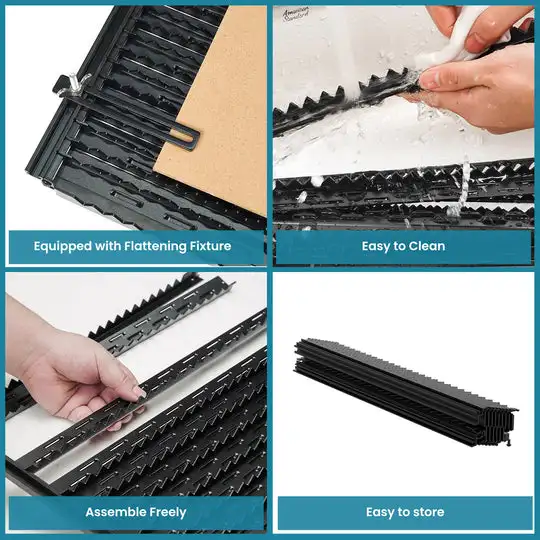 Conjunto de painel de trabalho removível iKier H1 Matrix com luminárias