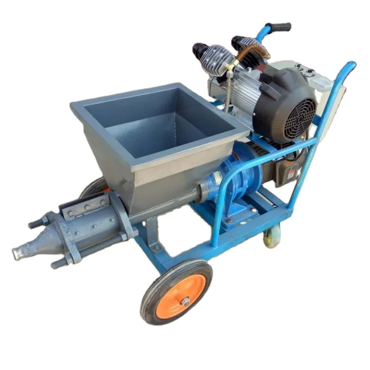 

220V New Type Cement Mortar Grouting Spraying Wall Putty Machine Wet Model Plastering Machine