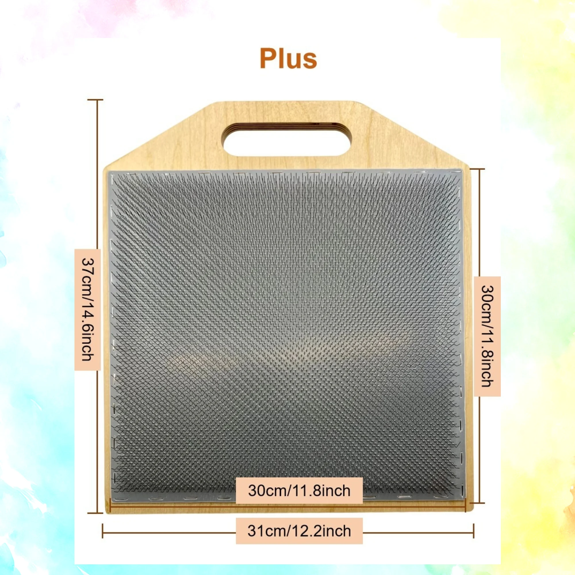

Plus Type Wool Blending Board - Extra Surface Area for Better Mixing And Combining of Wool Fibers，Diy felt craft kits