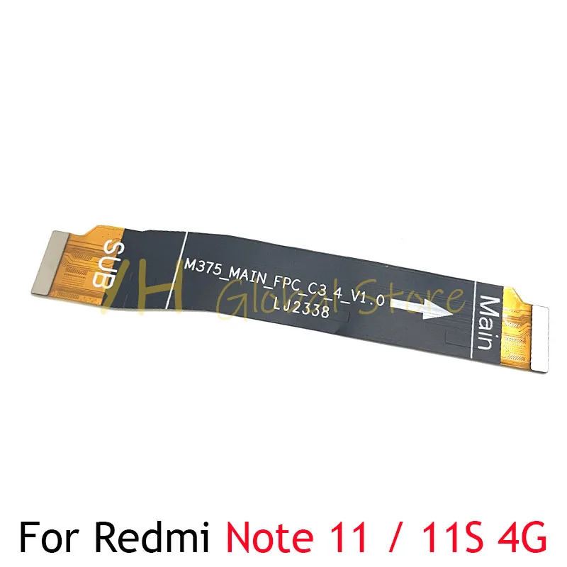 For Xiaomi Redmi Note 11S 11 12 Pro Plus + Main Board Motherboard Connector LCD Flex Cable Repair Parts