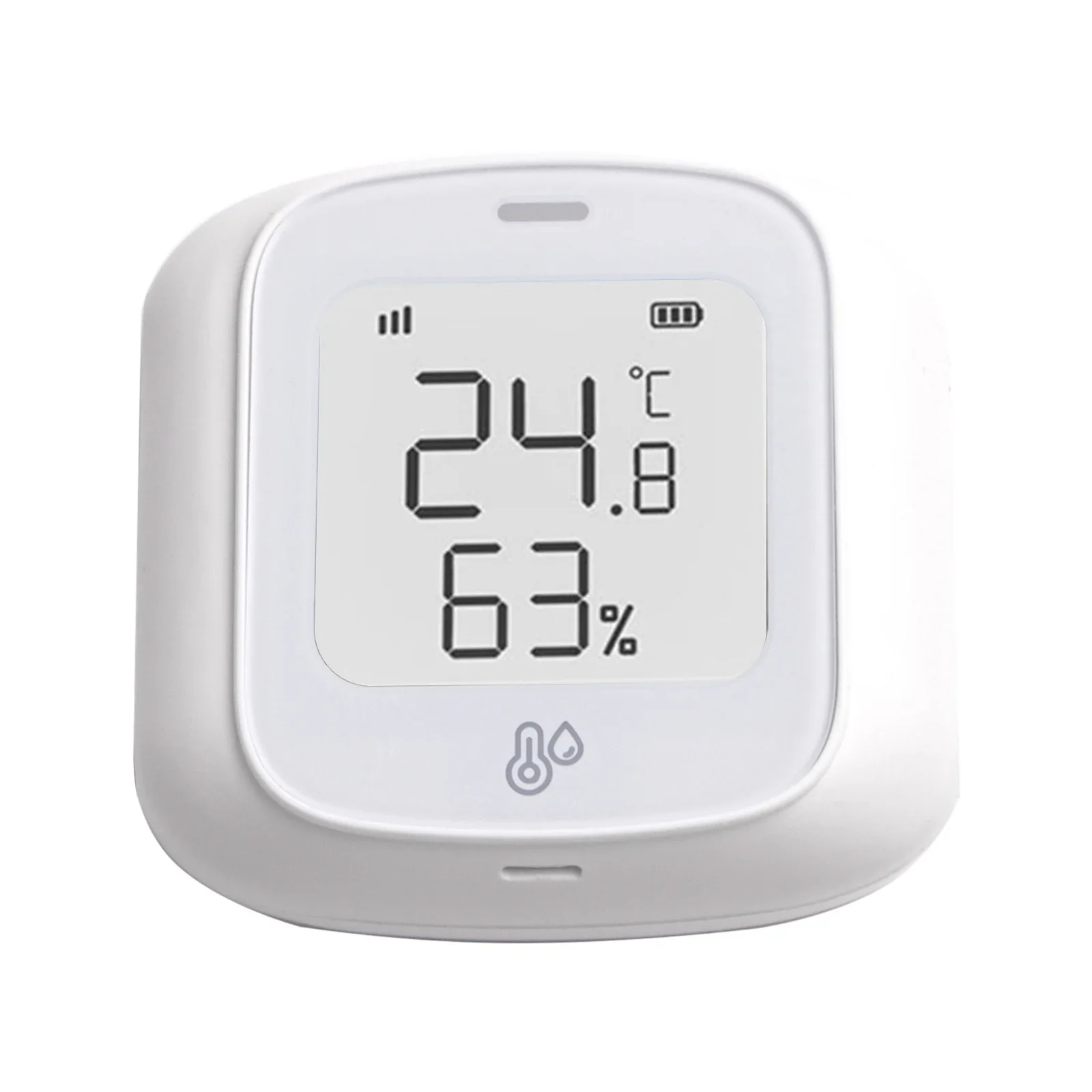 

1pc Smart Temperature Humidity Sensor Indoor LCD Screen Thermometer Monitor Intelligent Real-time Monitoring Hygrometer