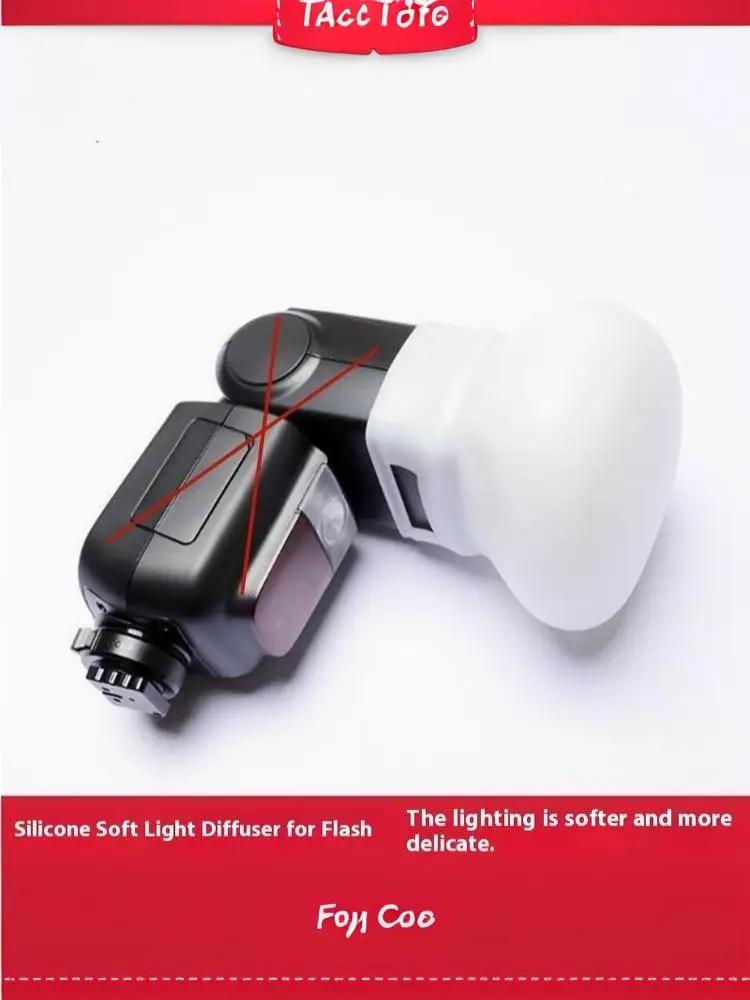 2026 Hot Sale 1Pcs Diffuser Bounce Dome Soft Silicone Flash Cap Universal