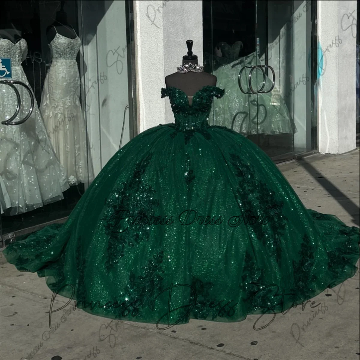 

Изысканное бальное платье принцессы Quinceanera, платье с бисером и блестками, аппликациями, день рождения для девочек 15–16 лет, по индивидуальному заказу