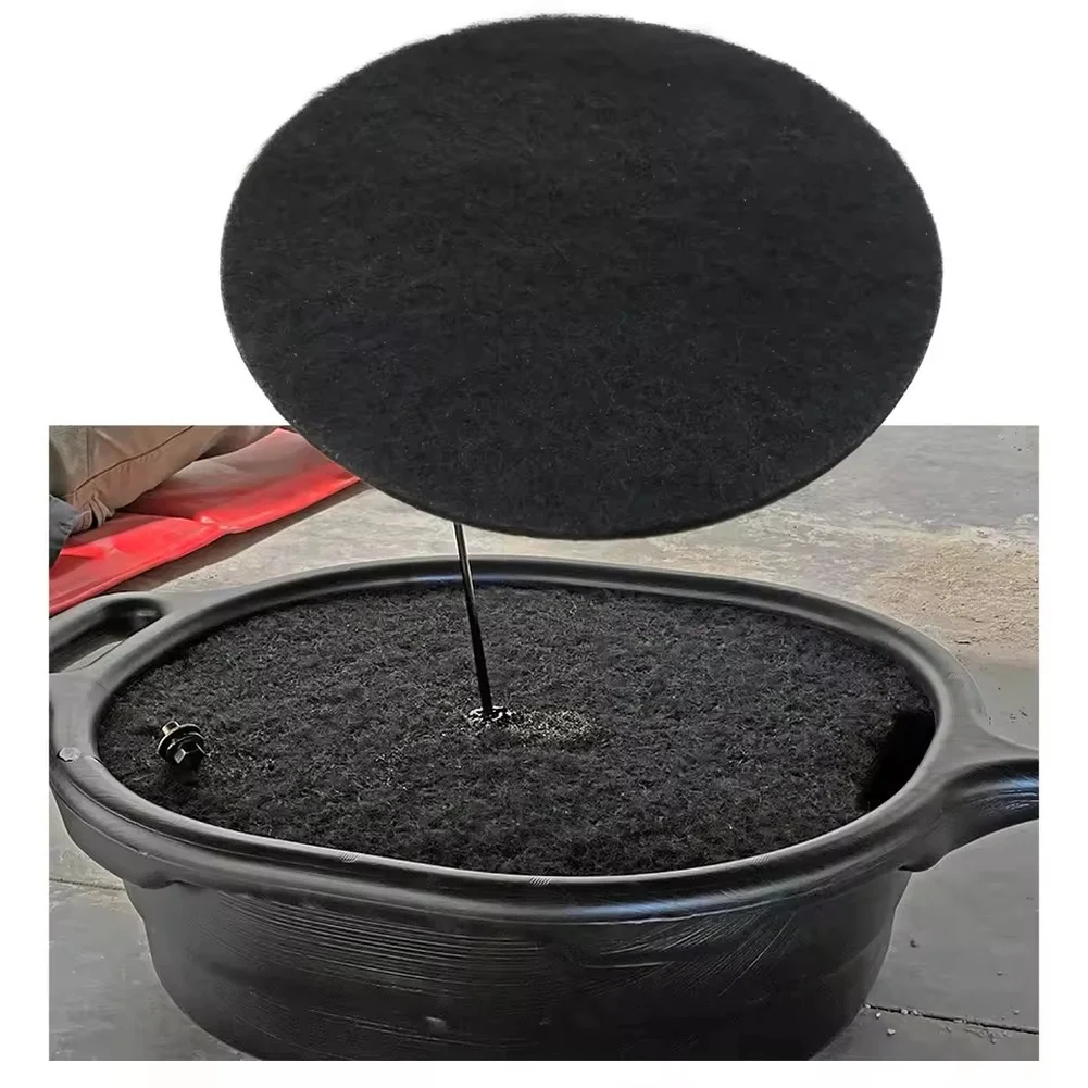 Reusable 38CM Oil Pan Mat Set 2PCS for For splash Pad Washable Anti Splatter Mat for Auto Repair and Maintenance