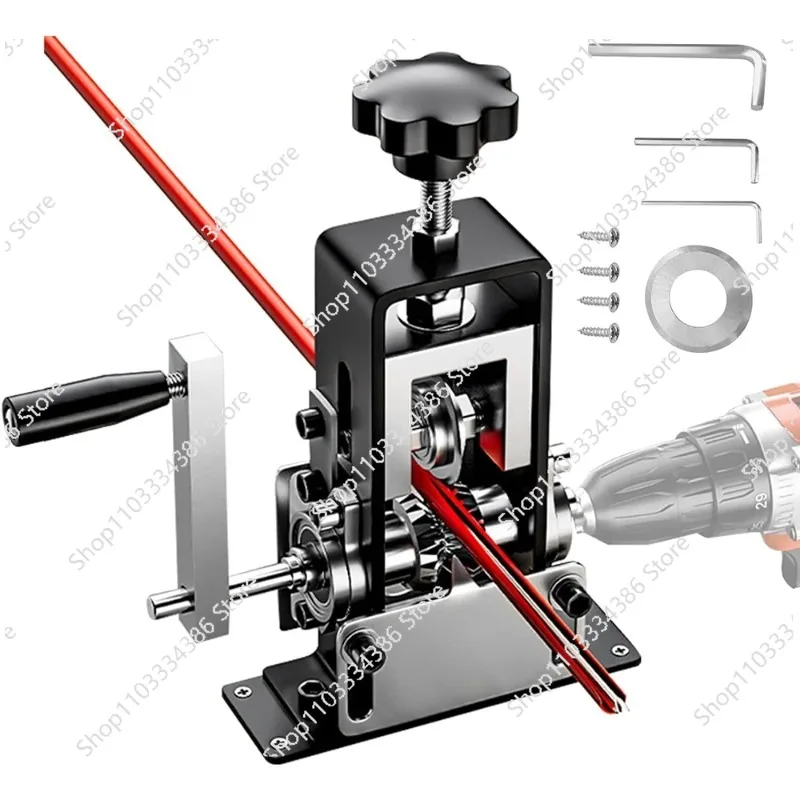 Manual Wire Stripping Machine 0.06-1 Inch Gauge Wire Peeler Tool for Scrap Copper Wire Recycling