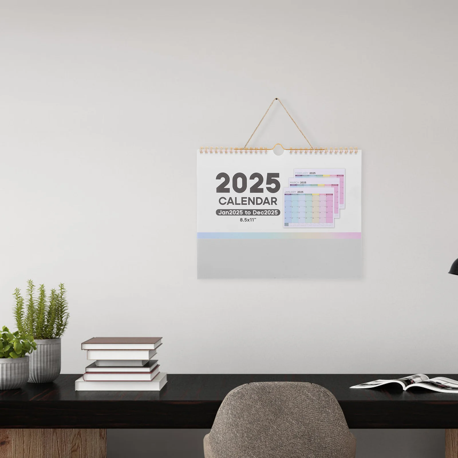 

Creative Design Monthly Wall Small Wall Clear Printed Paper Multifunctional Office Calendar For Decoration Planning English