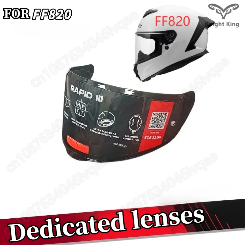 Motor Helmet Lens Visor for LS2 FF820 Helmet Spoiler Replacement Wind Shield Motorcycle Accessories