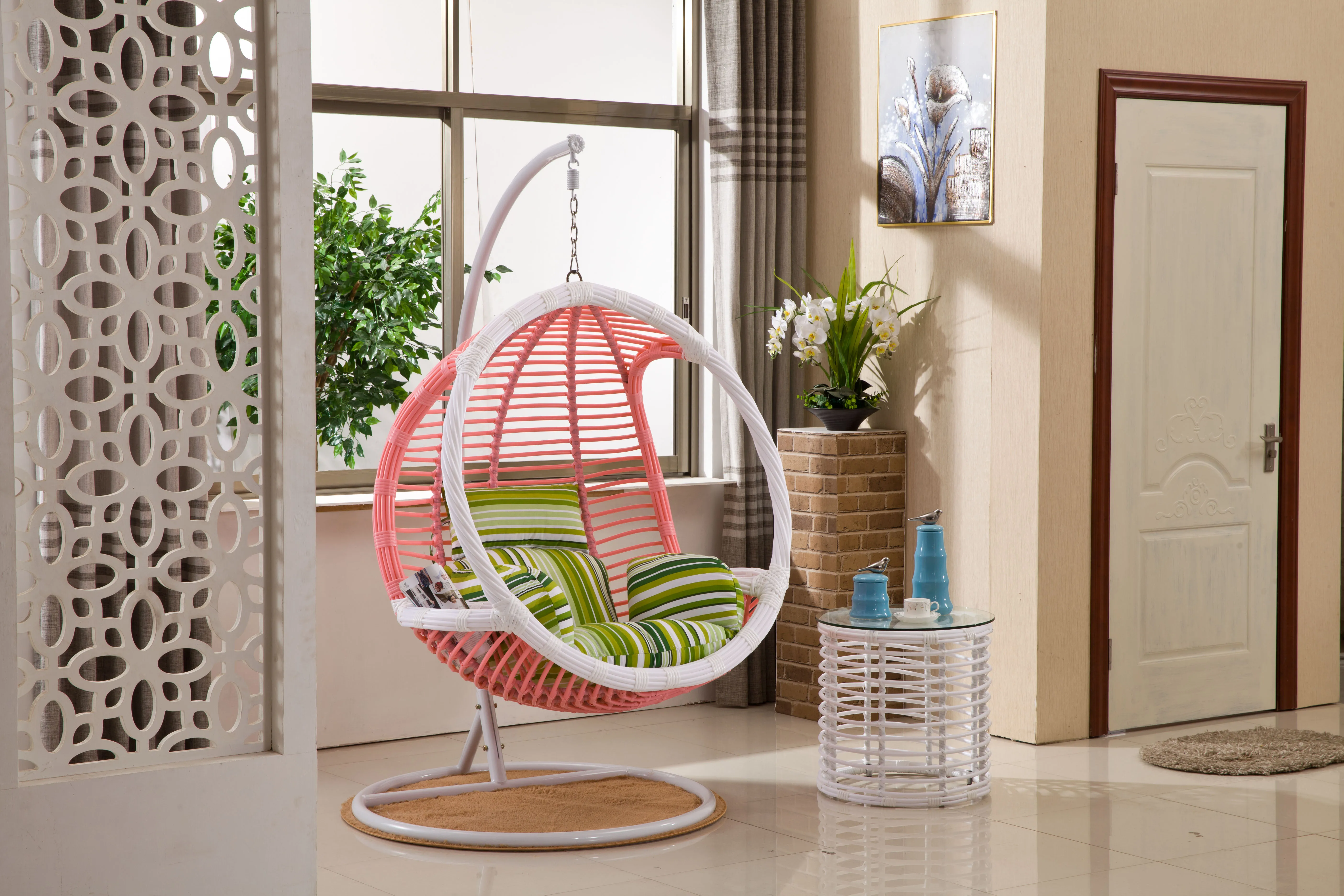xx-Swing de metal para jardín, - Outdoor Furniture Darwin reseña y precio
