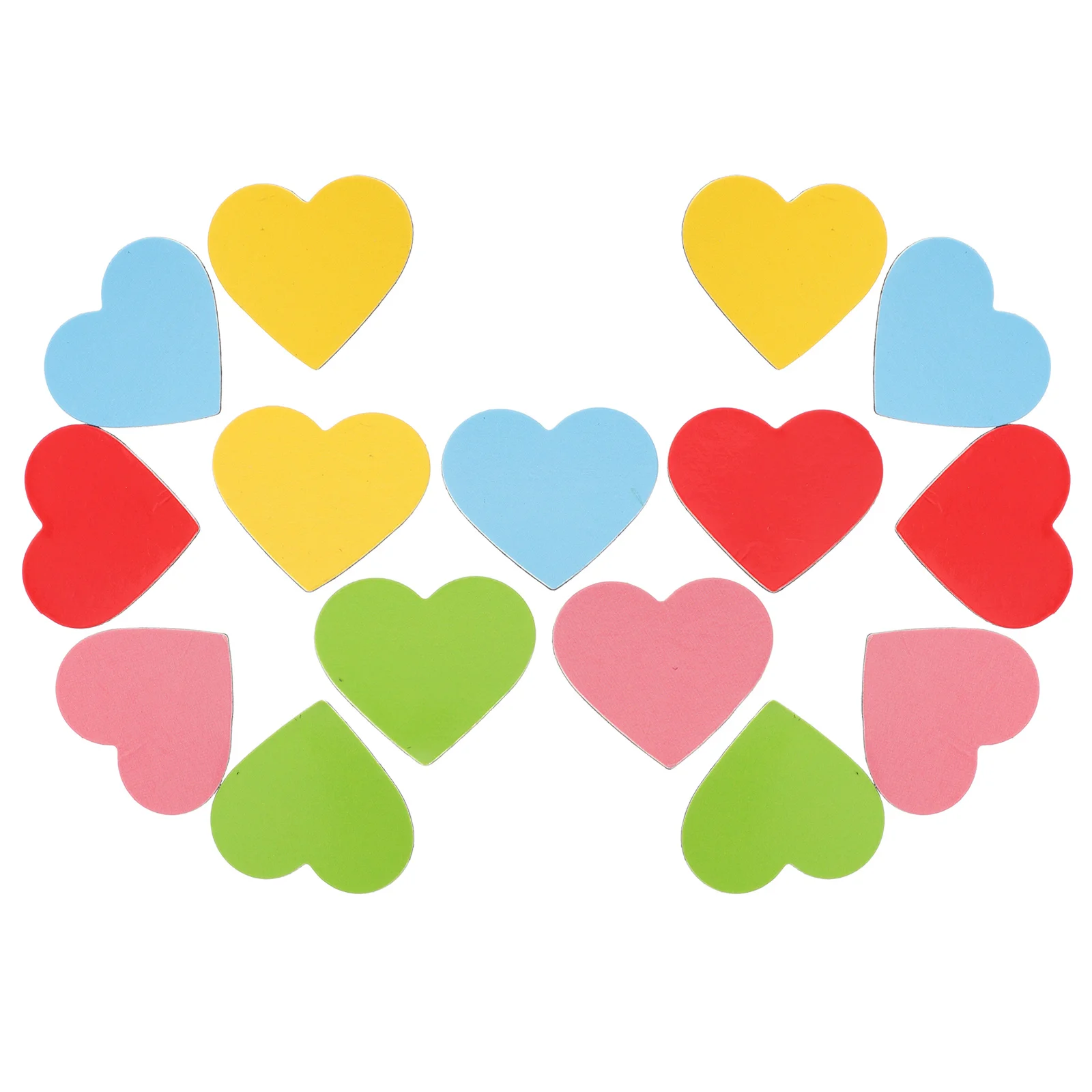 

100Pcs Heartshaped Magnetic Stickers Versatile Use for Refrigerator Locker Valentine's Day Wedding Decor Hearts
