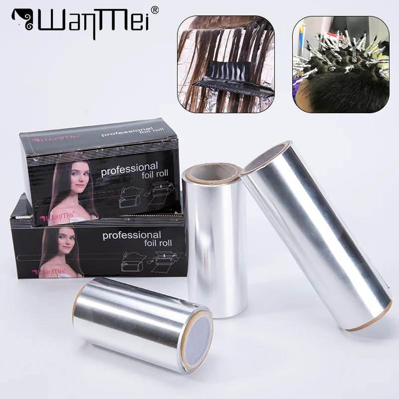 

1 Roll Hair Coloring Aluminum Foil Paper Hairdressing Perm Tin Foil Hair Nail Dyeing Bleaching Highting Salon Styling Tools