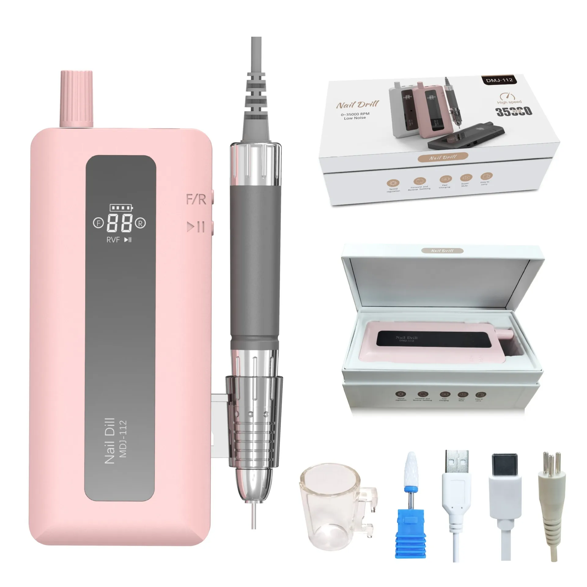 

New high-speed nail sander portable