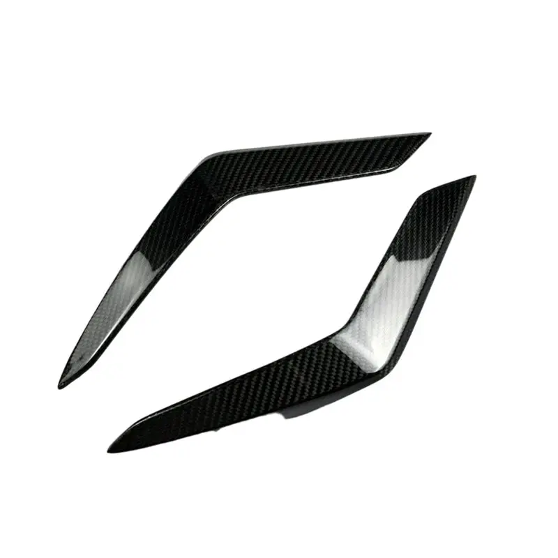 Bumper Spoiler Cover Carbon Fiber Trim Sticker For BMW XM 2022-2025 Car Front Bumper Splitter-T48C