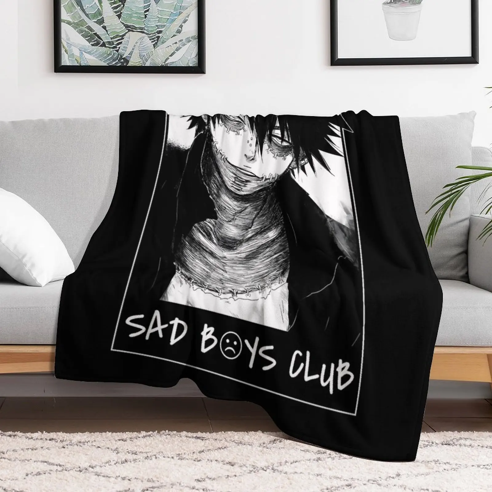 SAD CLUB (Dabi Blueflame) Throw Blanket