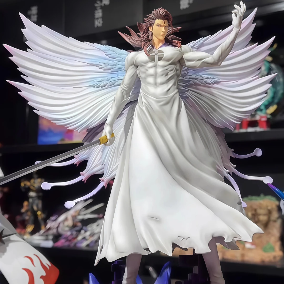 31m Bleach Aizen Sousuke Butterfly Hollowfication Anime Figure Model Statue PVC Collection Desktop Decoration Ornament Toy Gifts